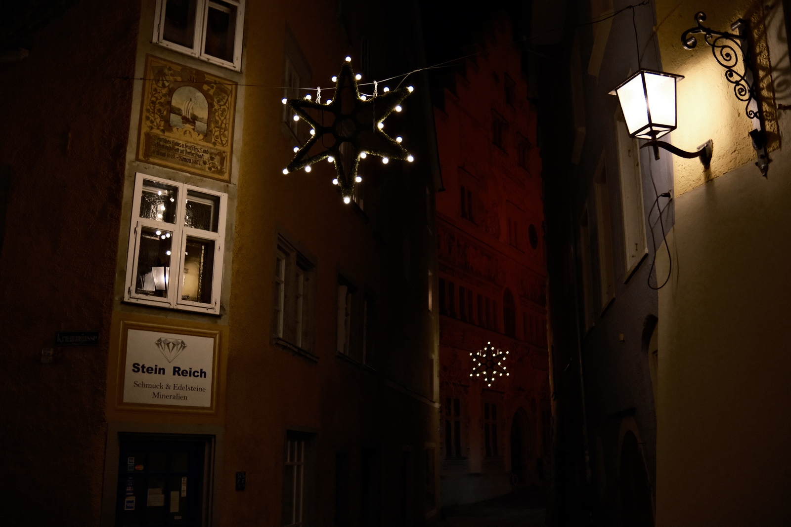 Christmas atmosphere in Lindau night Mihail Zablodsky