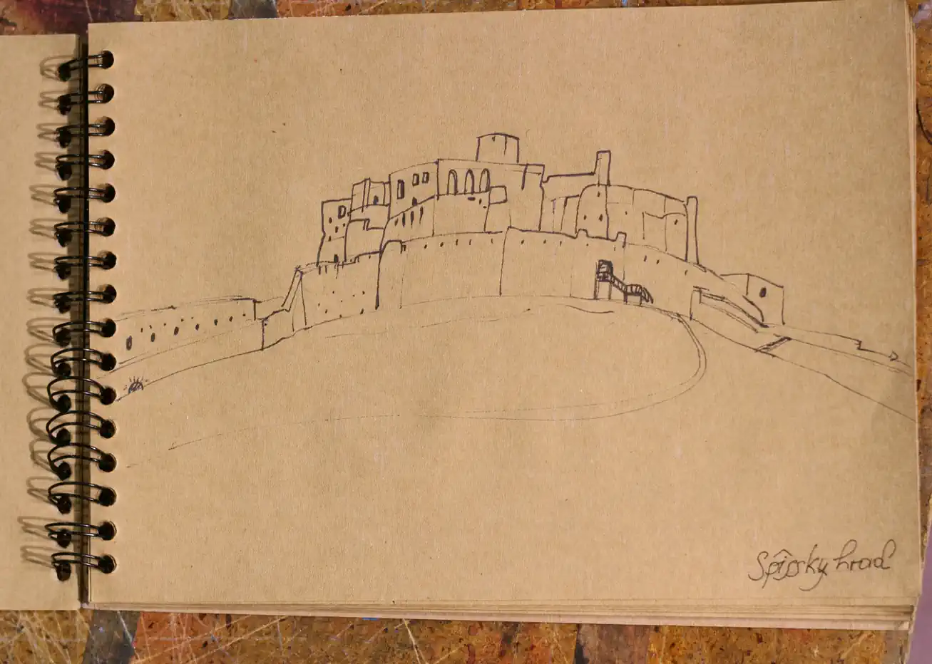 Mihail Zablodski  sketch castle
