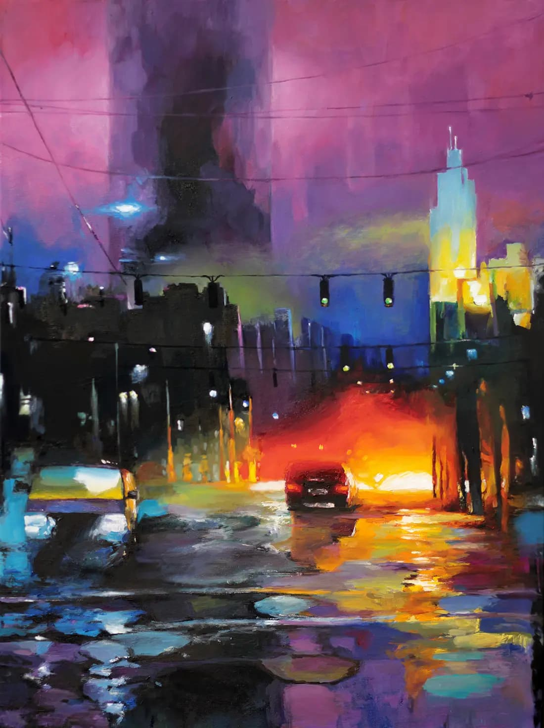 Original oil work by Mihaïl Zablodsky.