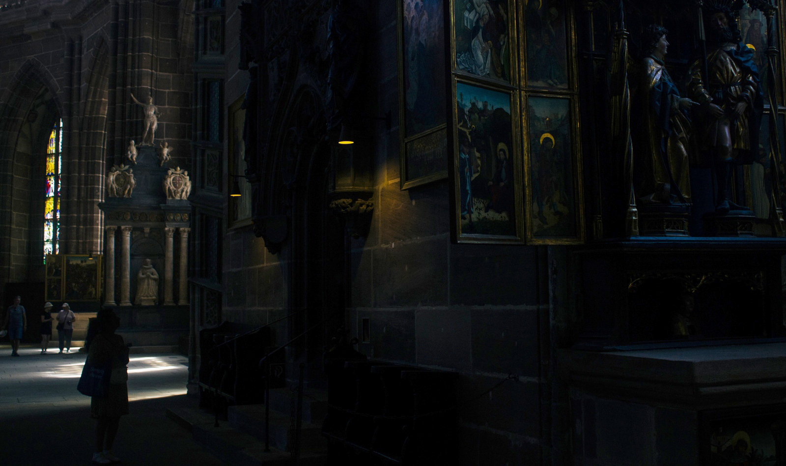 Mainz Cathedral architecture at night Mihail Zablodsky